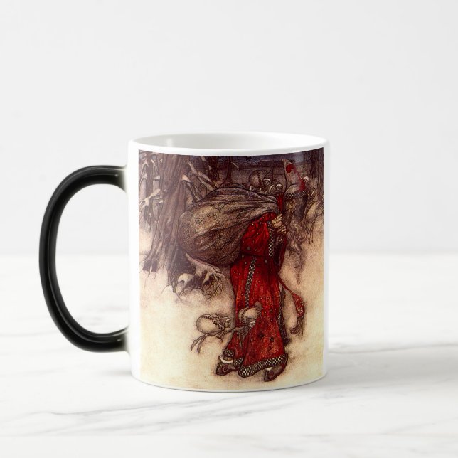 Santa Claus Arthur Rackham  Magic Mug (Left)