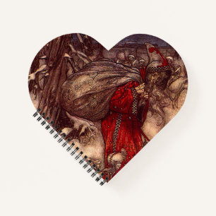 Santa Claus Arthur Rackham  Notebook