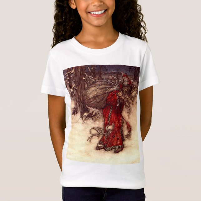 Santa Claus Arthur Rackham  T-Shirt (Front)