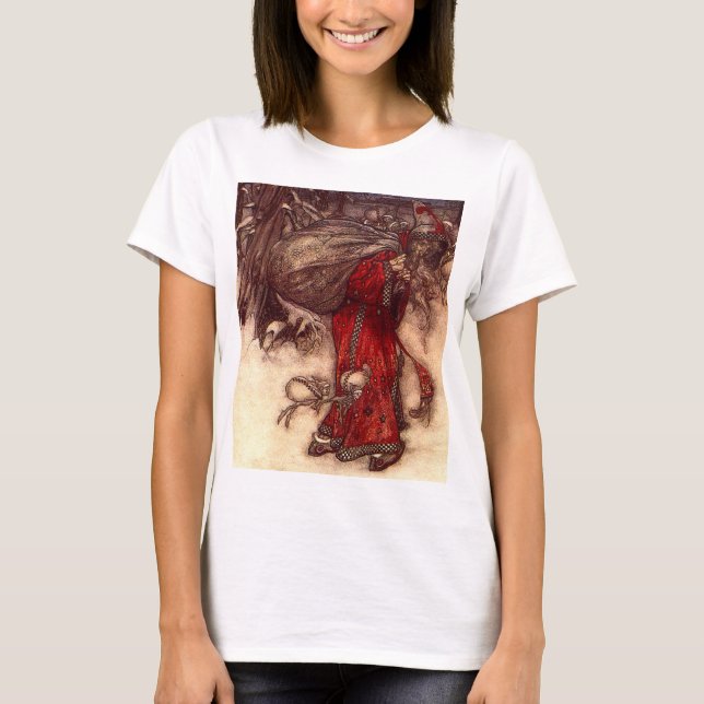 Santa Claus Arthur Rackham  T-Shirt (Front)
