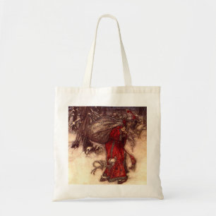 Santa Claus Arthur Rackham Tote Bag