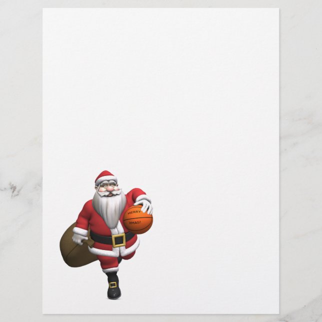 Santa Claus Basketball Player (Front)