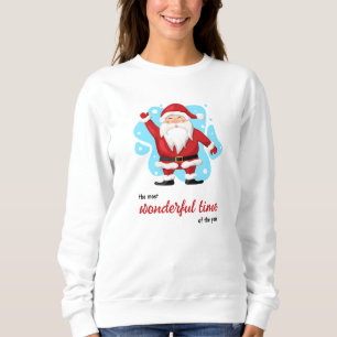 Santa Claus. Beautiful Winter Sweatshirt