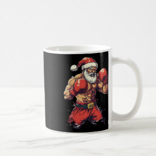 Santa Claus Boxing And Muay Thai Coffee Mug