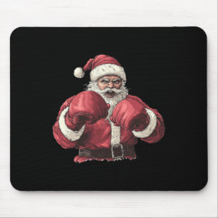 Santa Claus Boxing Christmas - Winter Holiday-them Mouse Pad