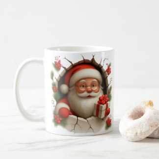 Santa Claus Breakthrough Christmas Mug