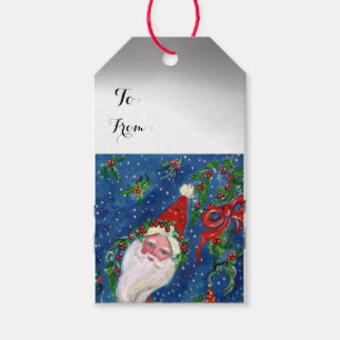SANTA CLAUS BUGLER , CHRISTMAS NIGHT GIFT TAGS