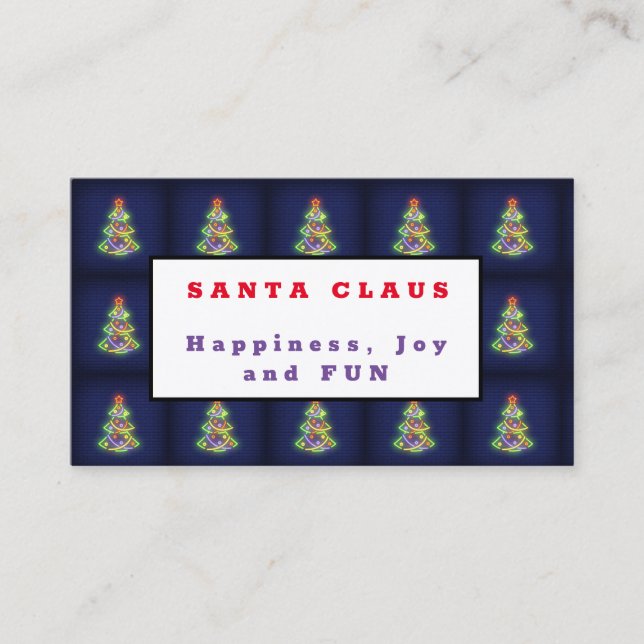 Santa Claus Business Card (Front)