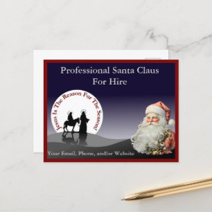 Santa Claus Business Card Postcard
