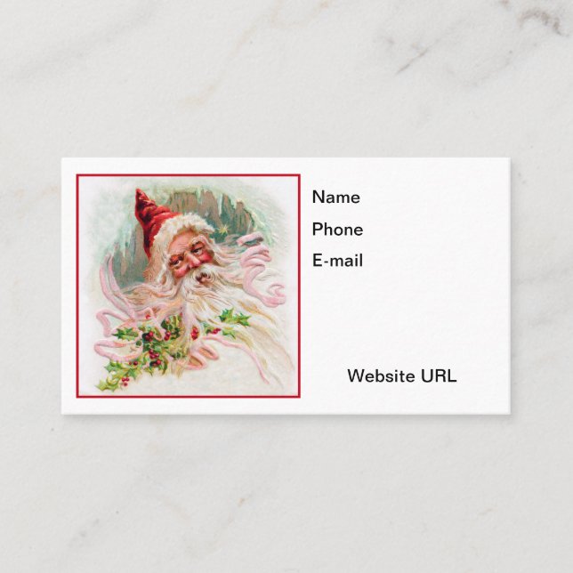Santa Claus Business Cards (Front)