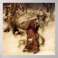 “Santa Claus” by Arthur Rackham