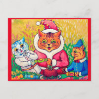 Santa Claus Cat, Louis Wain