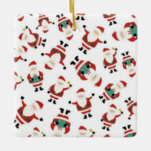 Santa Claus Ceramic Ornament