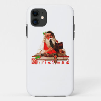 Santa Claus Checking His List iPhone 11 Case