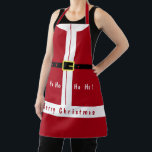 Santa Claus Christmas Apron<br><div class="desc">Merry Christmas Santa Claus Aprons - Gifts For Everyone - or Choose / Add Your Unique Text / Name / Colour - Make Your Special Aprons Apron Gift - Resize and move or remove and add elements / text with Customisation tool ! Design by MIGNED. Please see my other projects....</div>