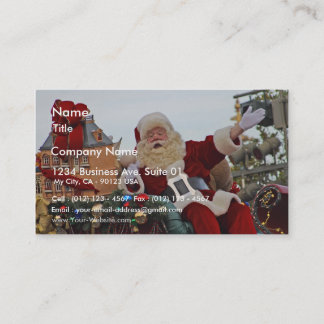 Santa Claus Christmas Business Card