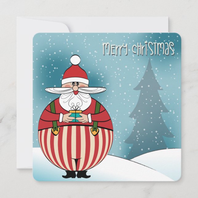 Santa Claus Christmas Card (Front)