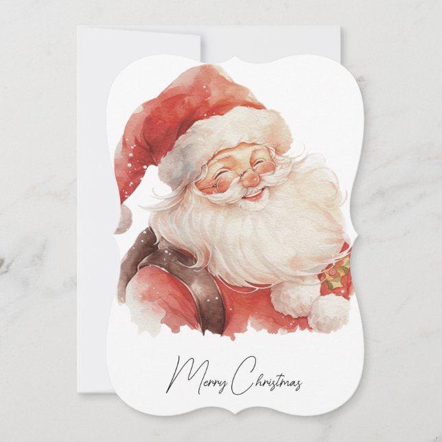 Santa Claus Christmas Card (Front)