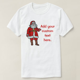Santa Claus Christmas Cartoon Personalised T-Shirt