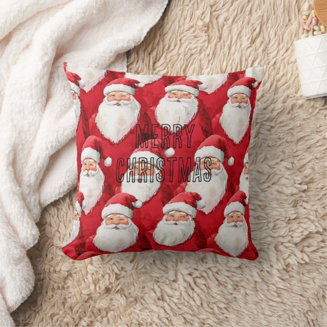 Santa Claus Christmas Cushion (Blanket)