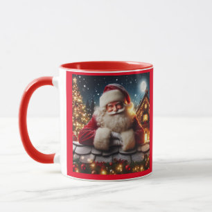 SANTA CLAUS CHRISTMAS CUTE COFFEE MUGS