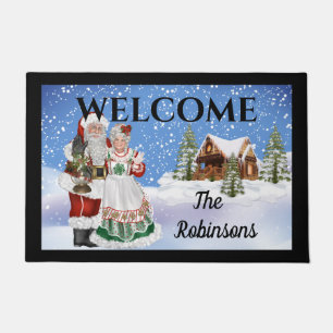 Santa Claus Christmas Doormat Door Mat