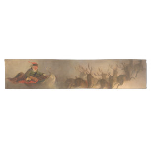 Santa Claus, Christmas Eve by William H. Beard Short Table Runner