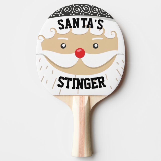 SANTA CLAUS CHRISTMAS FUNNY Ping Pong Paddles (Front)