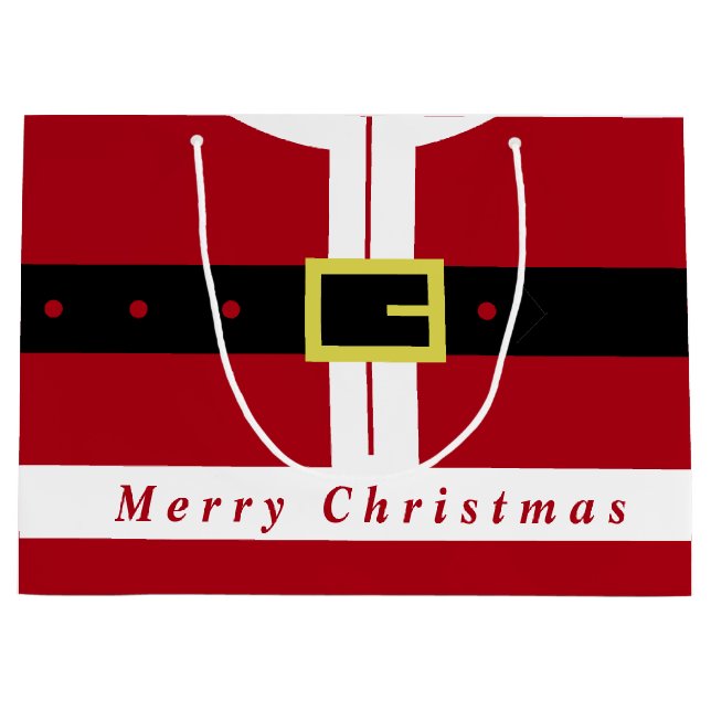 Santa Claus Christmas Gift Bags (Front)