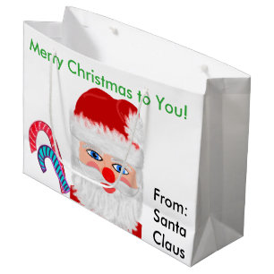 Santa Claus Christmas Gift Bags