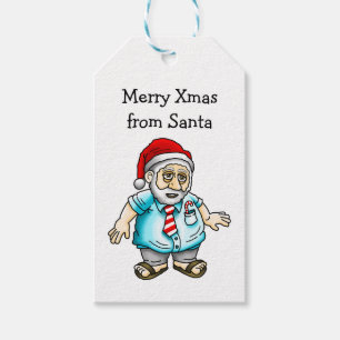 Santa Claus Christmas Gift Tag