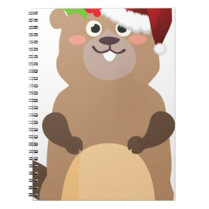Santa Claus christmas gopher Notebook
