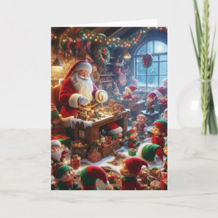 Santa Claus Christmas Greeting Cards