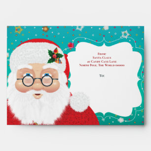 Santa Claus Christmas Holiday Envelope