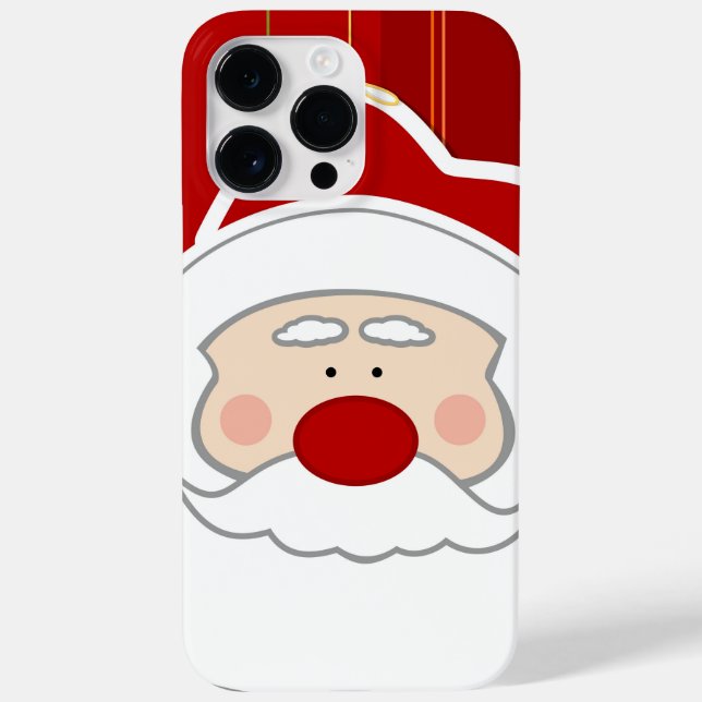 Santa Claus Christmas Humour Case-Mate iPhone Case (Back)
