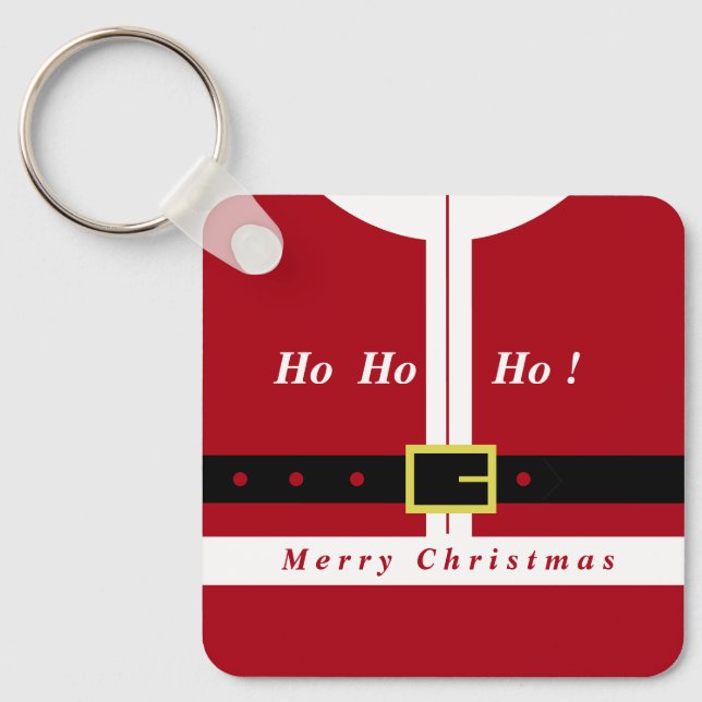Santa Claus Christmas Keychain (Front)