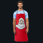 SANTA CLAUS CHRISTMAS KITCHEN APRON<br><div class="desc">SANTA CLAUS KITCHEN APRON</div>