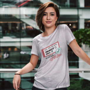 Santa Claus Christmas List T-Shirt