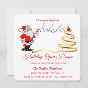 Santa Claus, Christmas magic Holiday Card