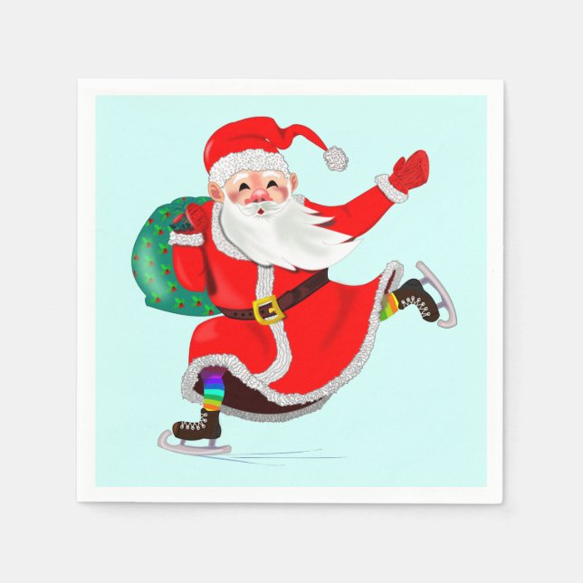 Santa Claus Christmas Napkins (Front)
