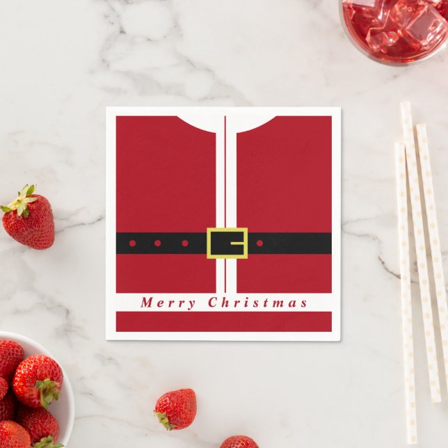 Santa Claus Christmas Napkins (Insitu)