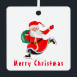 Santa Claus Christmas Ornament<br><div class="desc">Christmas Ornaments Santa with Gifts for Everyone - Fun - Merry Christmas Drawing - Choose / Add Your Unique Text / Name / Colour - Make Your Special Gift - Resize and move or remove and add elements / text with customisation tool ! Drawing and Design by MIGNED. Please see...</div>