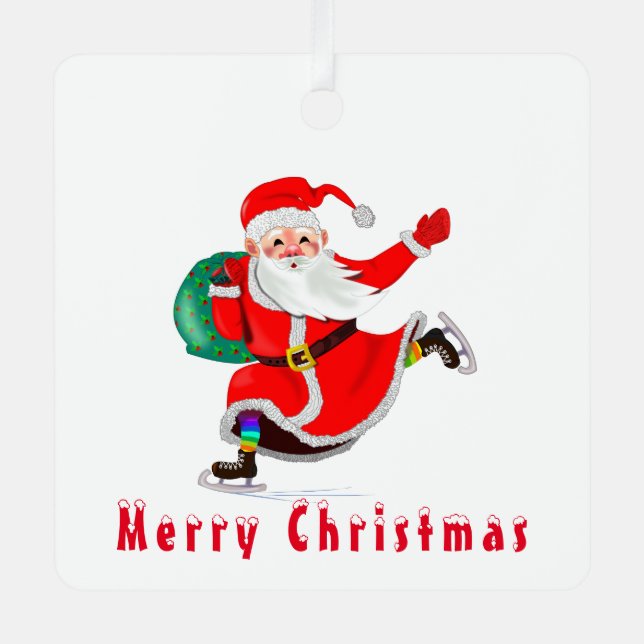 Santa Claus Christmas Ornament (Front)