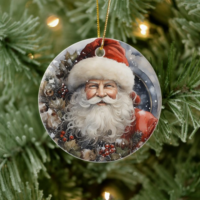 Santa Claus Christmas Ornament (Tree)