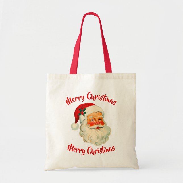 Santa Claus Christmas ote Bag (Front)