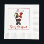 Santa Claus Christmas Paper Napkins<br><div class="desc">Santa Claus Christmas Paper Napkins</div>