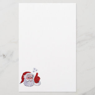 Santa Claus Christmas Stationery