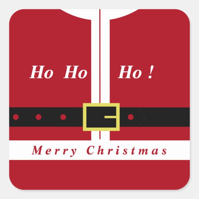 Santa Claus Christmas Stickers (Front)