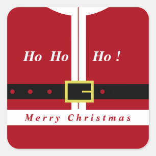 Santa Claus Christmas Stickers