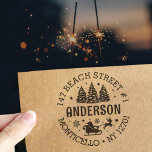 Santa Claus Christmas Winter Wonderland  Self-inking Stamp<br><div class="desc">Santa Claus Christmas Winter Wonderland self-inking stamp Whether you're sending out Christmas cards, invitations, or just want to add a festive touch to your outgoing mail, this stamp will make your envelopes stand out. Spread holiday cheer with every piece of mail you send. Order your Santa's Sleigh Return Address Stamp...</div>